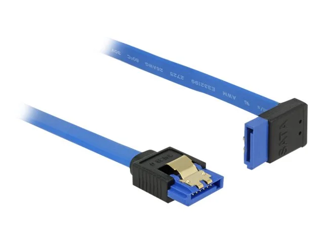 DELOCK Kabel SATA 6 Gb/s 30 cm blau