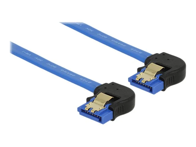 DELOCK Kabel SATA 6 Gb/s 10 cm blau