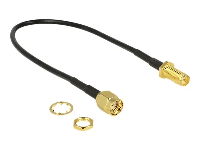 DELOCK HF RP-SMA>RP-SMA Einbau 200mm