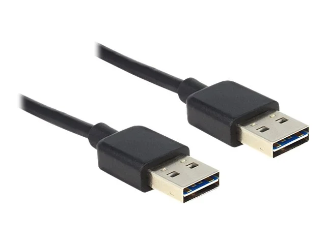 DELOCK Kabel EASY USB 2.0-A schwarz 1m