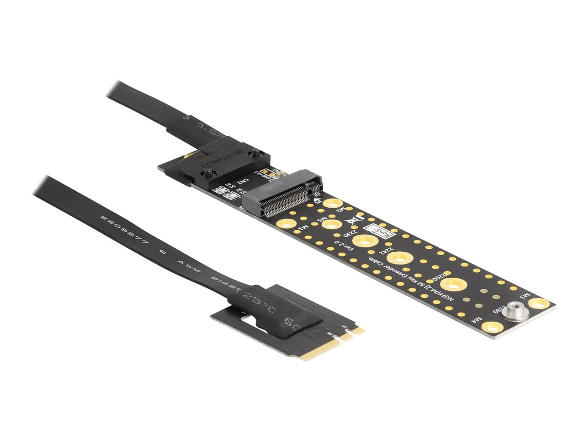 DELOCK Riser Karte NVMe M.2 Key A+E