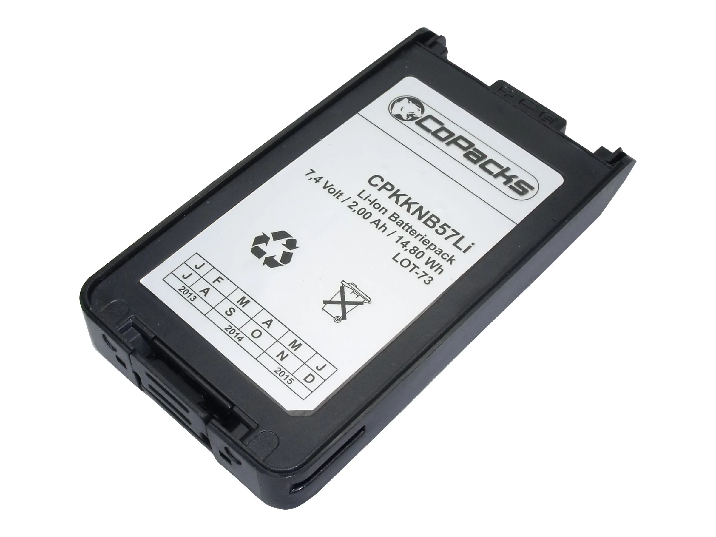 COPACKS Akku LiIon für Kenwood TK-2140