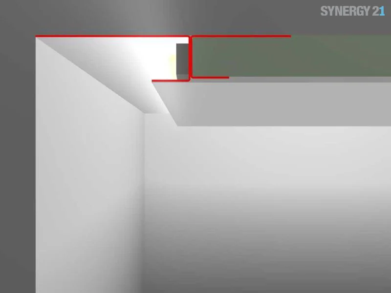 Synergy 21 LED Profil 200cm, Zinkblech TYP-B70