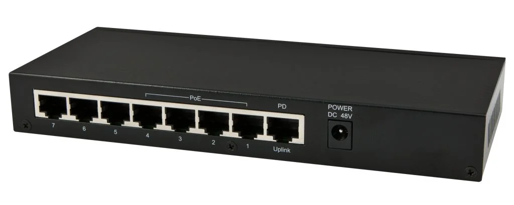 ALLNET Switch unmanaged 8 Port Gigabit 60W / 4x PoE / 3x LAN / 1x PoE+ In / " ALL-SG8208PD"