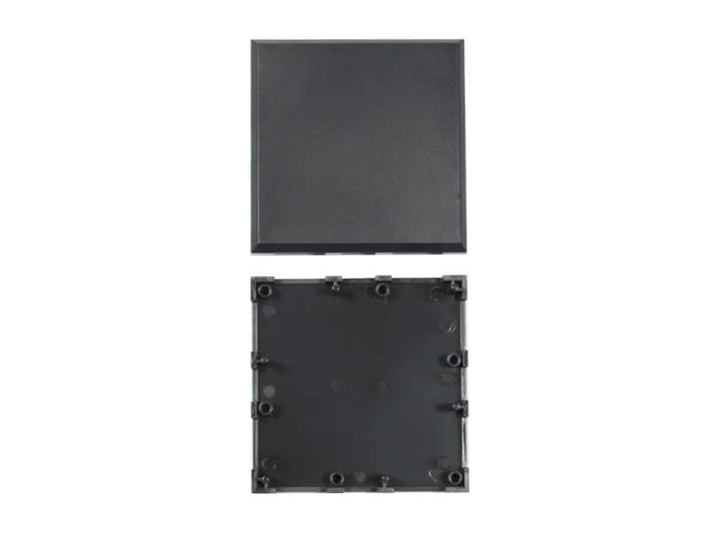 ALLNET Brick’R’knowledge Kunststoffschale 2x2 schwarz oben und unten 10er Pack