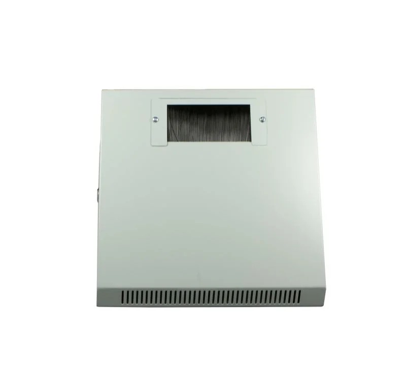 ALLNET 10" Wandgehäuse, 6HE, Lichtgrau, SMM-Serie,