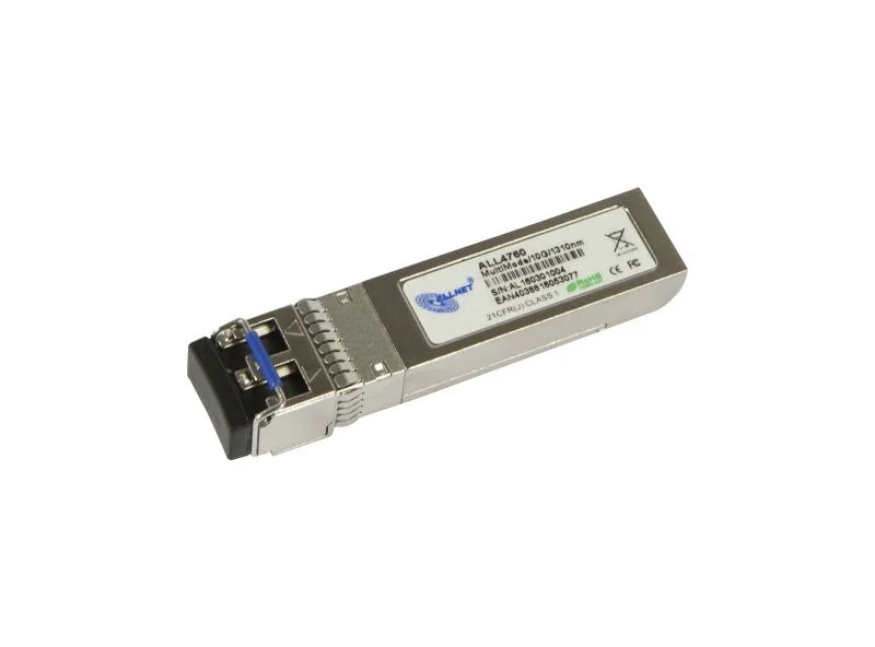 ALLNET Switch Modul ALL4760 SFP+(Mini-GBIC), 10Gbit Multimode, bis 220m, LRM/LC, *nur für Multimode 50/125u Kabel OM1-4*