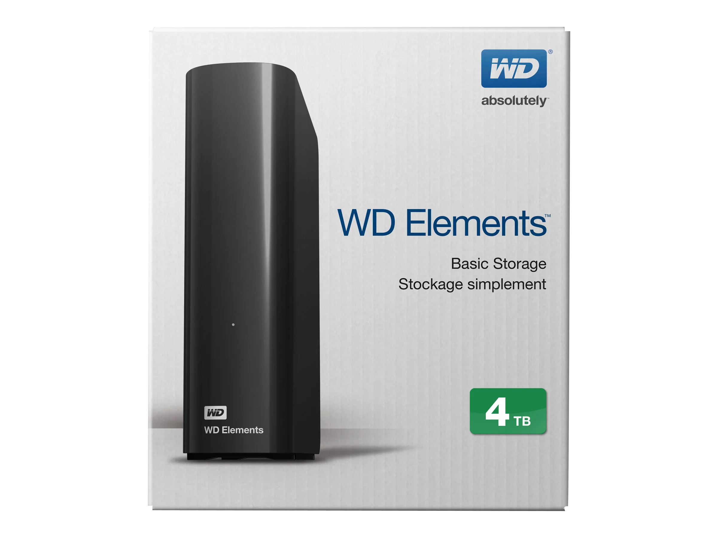 WD Elements external HDD USB3.0 4TB
