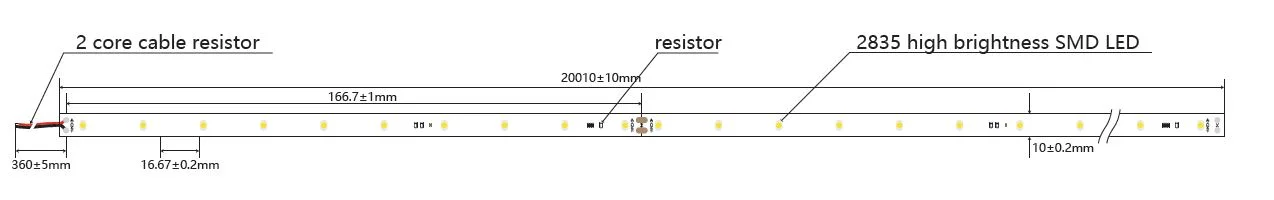 Synergy 21 LED Flex Strip 2835 - 30 NW DC24V 130W IP20 ULS 20m