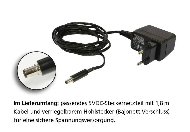 ALLDAQ ADQ-USB 3.0-ISO-with Power Supply Unit (EU) / USB 3.0 SuperSpeed-Isolator bis 1kV, inkl. passendem 5V-Steckernetzteil EU Variante