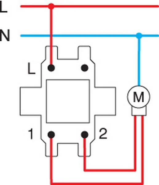 TEM Serie Ekonomik Taster Jalousie 10A 250V~