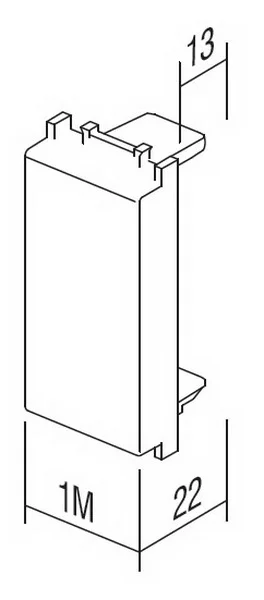 TEM Serie Modul BLENDE 1M PW