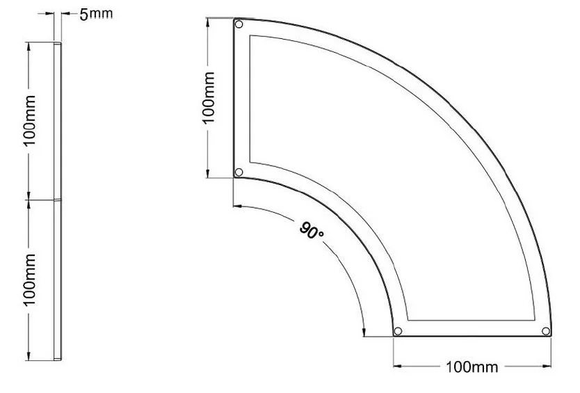 Synergy 21 LED light panel mini 100 quarter ww