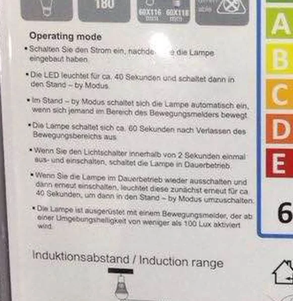 Synergy 21 LED Retrofit E27 Sensor Bulb