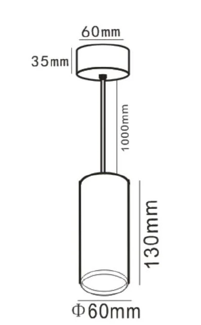 Synergy 21 LED Fassung GU10 Deckenmontage abgehängt