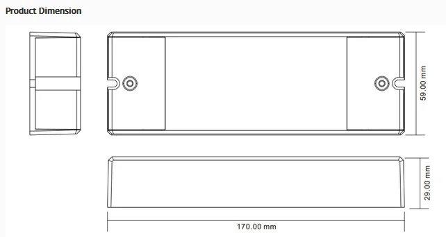 Synergy 21 LED Serie EOS 05 5-Kanal Controller RGB-WW (RGB-CCT)