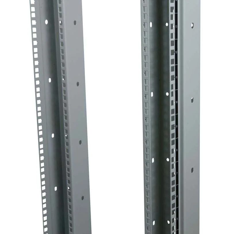 ALLNET 19" Grundgestell, 12HE, B600/T1000mm, Lichtgrau, SRB-Serie