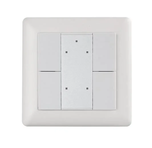 Synergy 21 LED Serie EOS 08 KNX Wandtaster 4-fach