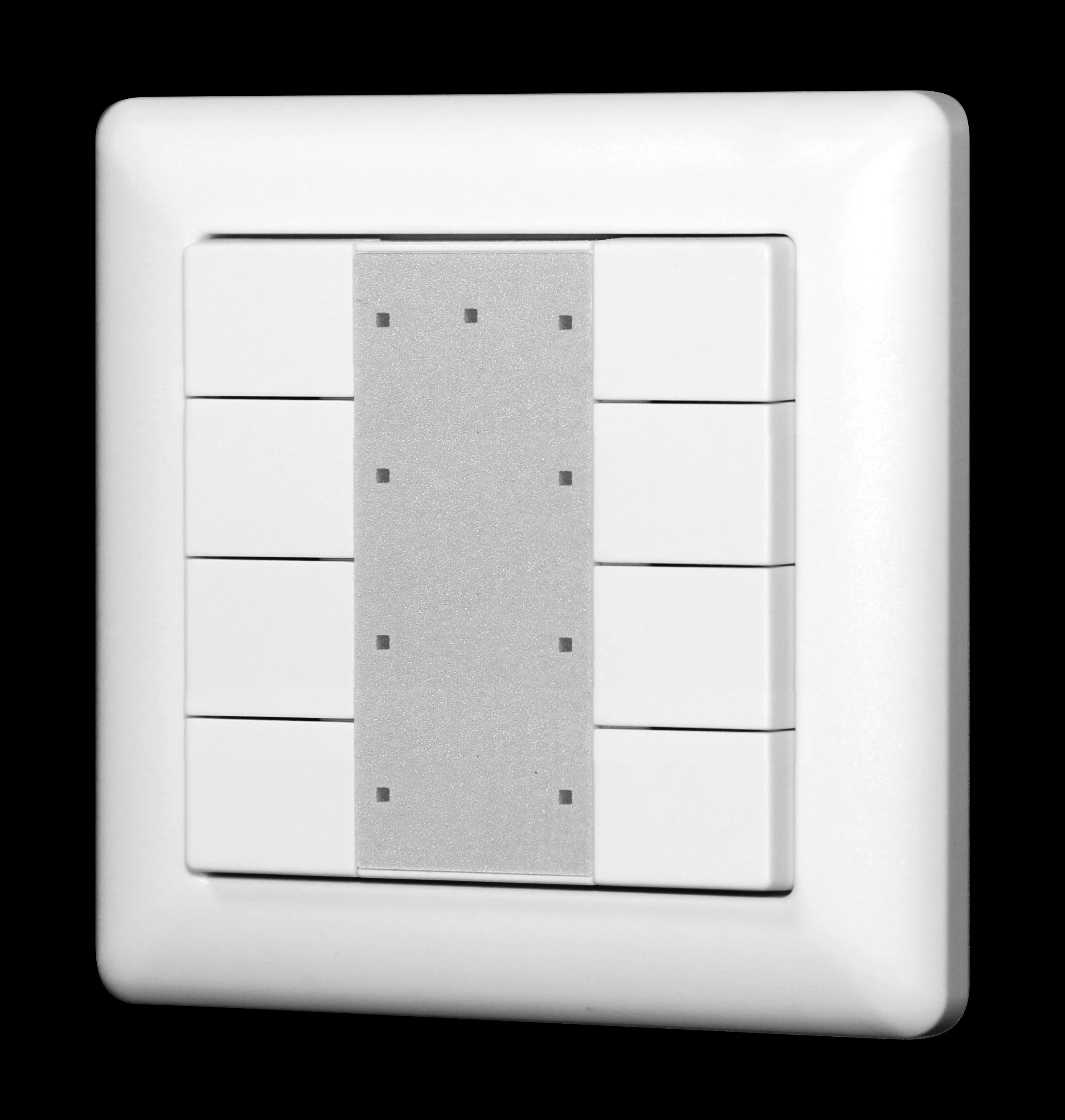 Synergy 21 LED Serie EOS 08 KNX Wandtaster 8-fach