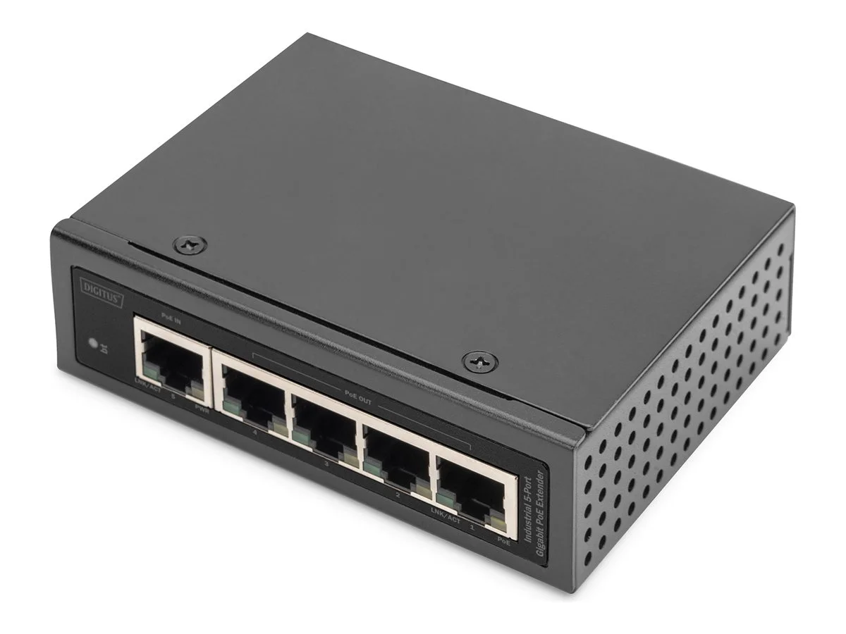 DIGITUS Industrial 5Port Gigabit PoE Ext