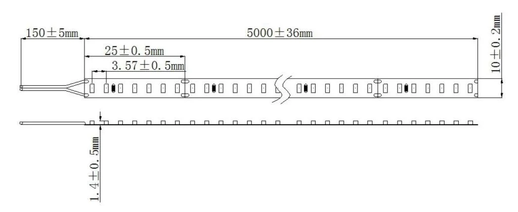 Synergy 21 LED Flex Strip 2210 - 70 NW DC24V 24W IP20 CRI>90