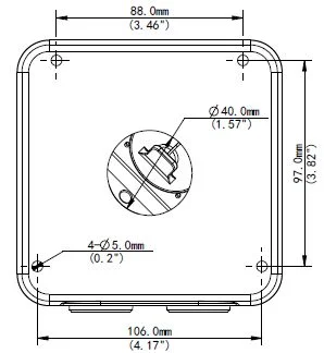 ALLNET IP Kamera zbh. Junctionbox/Montagebox for ALL-CAM2496-LEFN