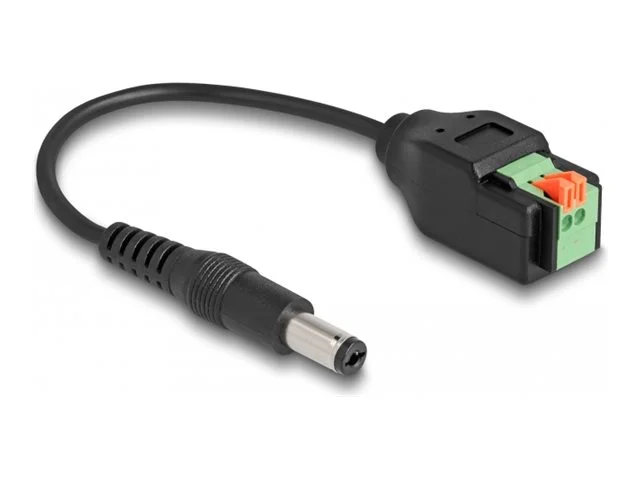 DELOCK DC Kabel 2,1 x 5,5mm Terminalbl