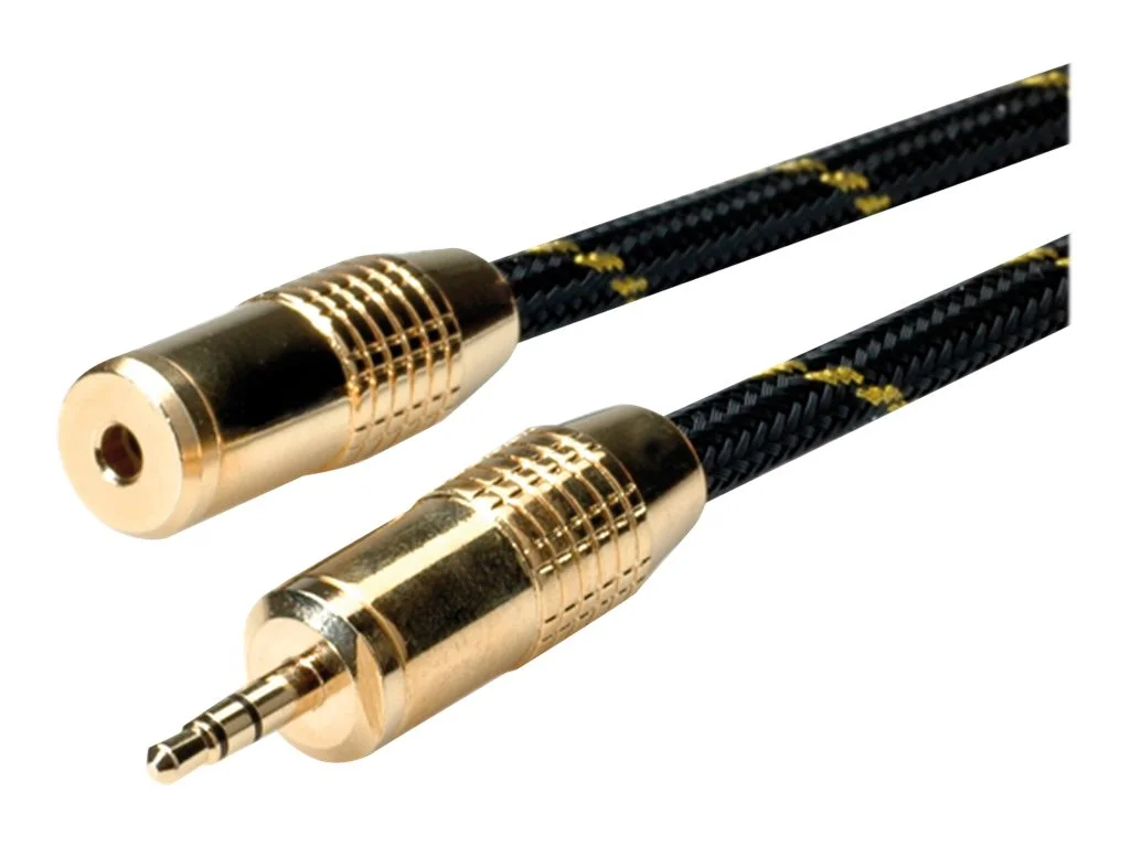ROLINE GOLD 3,5mm Audio-Verlänger 2,5m