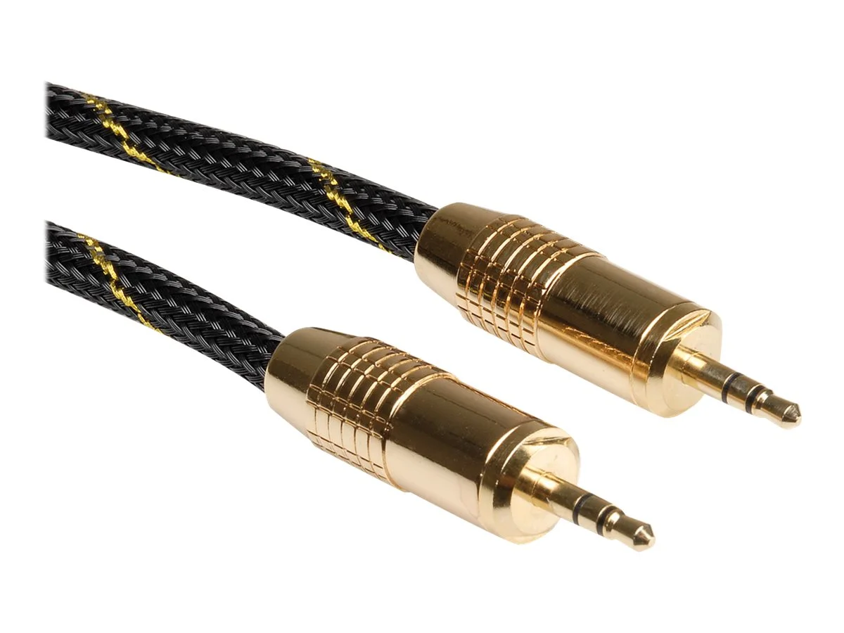 ROLINE GOLD 3,5mm Audio-Verbindungs 2,5m