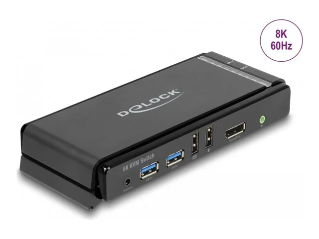 DELOCK DisplayPort 1.4KVM Switch 8K 60Hz