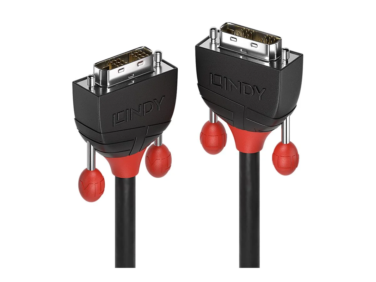 LINDY 10m DVI-D Single Link Kabel Black