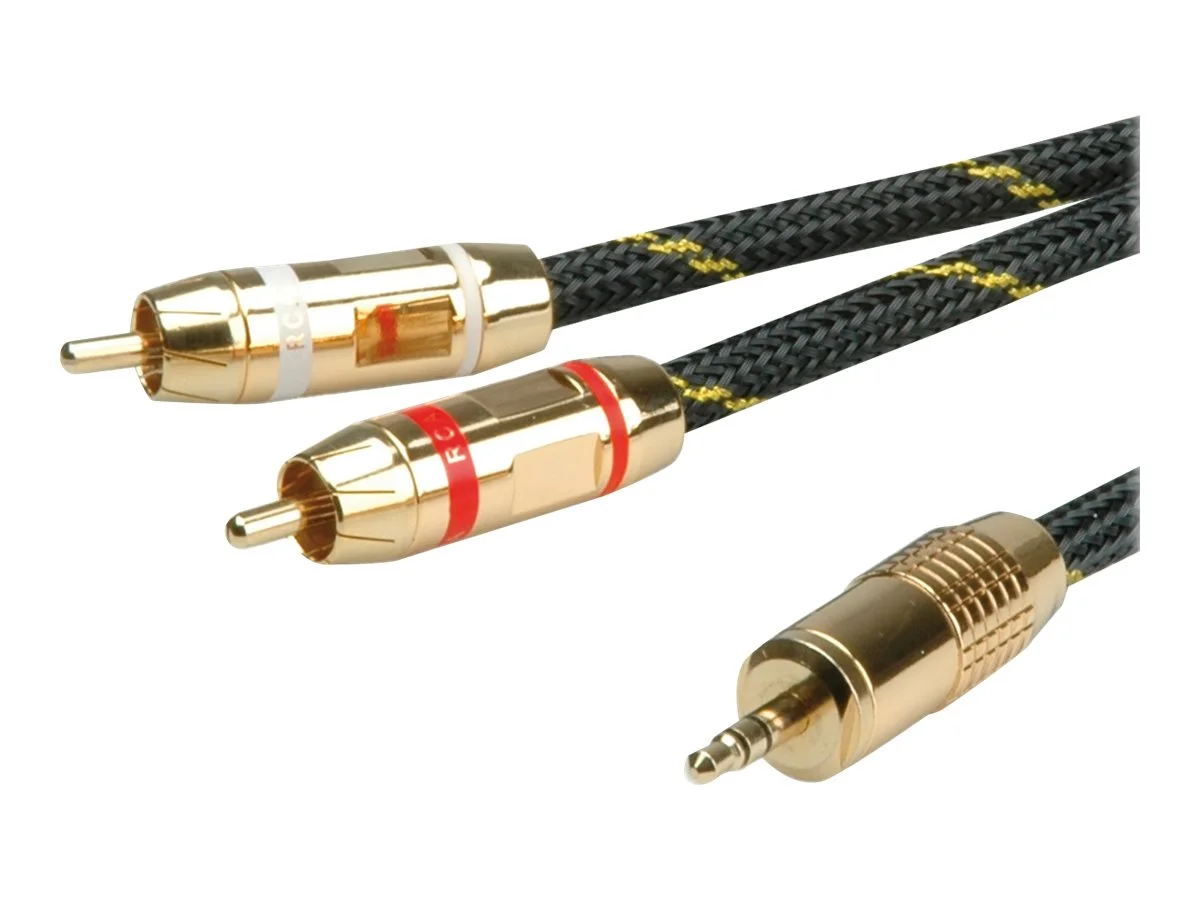 ROLINE GOLD Audio-Verbindungskabel 3,5mm