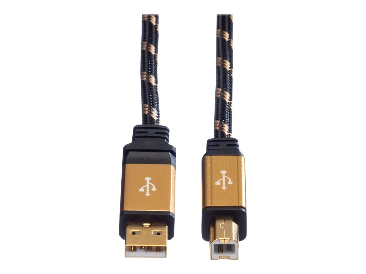 ROLINE GOLD USB 2.0 Kabel Typ A-B 4,5m
