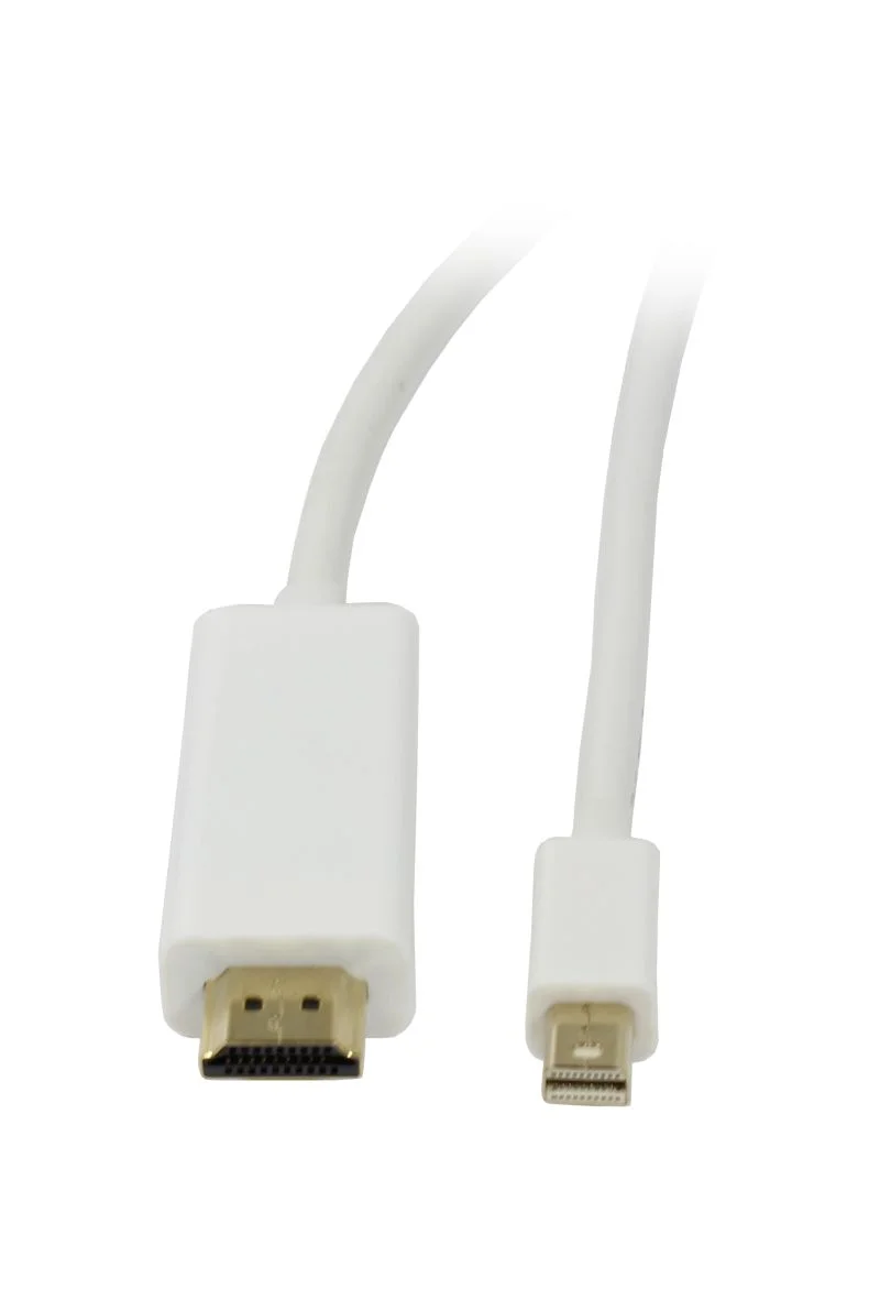 Kabel Video DisplayPort mini 1.2 => HDMI 2.0, ST/ST, 2m, Ultra HD 4K@60hz 4:4:4, 8 Bit HDR, Synergy 21