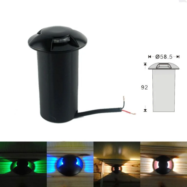 Synergy 21 LED Bodeneinbaustrahler ARGOS rund Segment-2 IP67 ww - schwarz