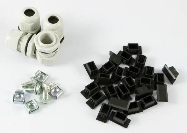 LWL-Patchpanel 24xLC-Duplex-Buchsen, 19", OM4, 50/125u Multimode, Lichtgrau, Synergy 21,