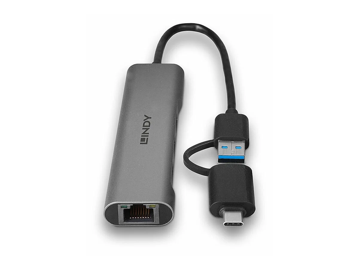 LINDY USB 3.2 Gen 1 Hub & Gigabit