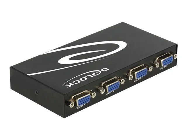 DELOCK Switch 4-port VGA bidirektional