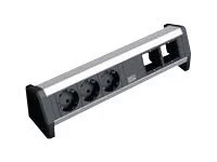 BACHMANN DESK 2xSchutzkontakt 2xABD