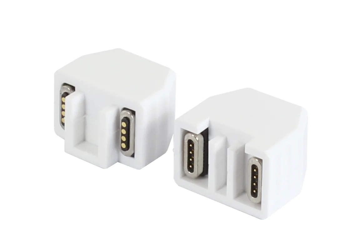 TP-TP Kupplung, CAT6A, Buchse,1:1 ,8-pol., RJ45, magnetische Sicherungskupplung 50er Bulk Set, Abwurfbuchse, PoE fähig, bis zu 10GBit - ALL-RJ45-Magnet-50erBulk