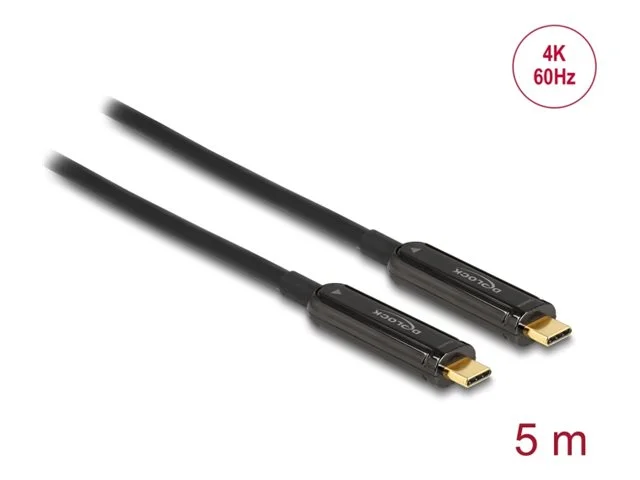 DELOCK AOC USB-C Video Cable 4K 60Hz 5m