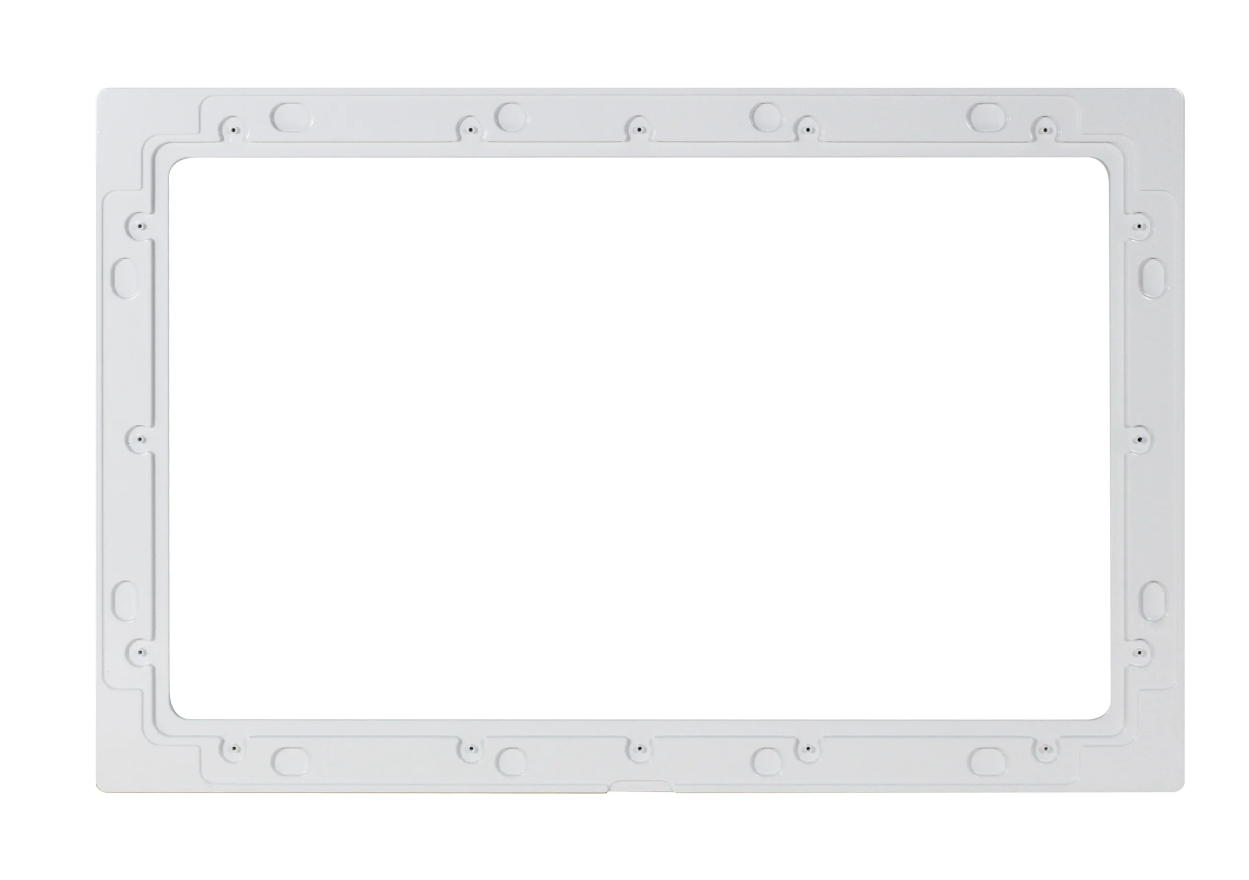 ALLNET Touch Display Tablet 15 Zoll zbh. Blende für Einbaurahmen, weiß schmal