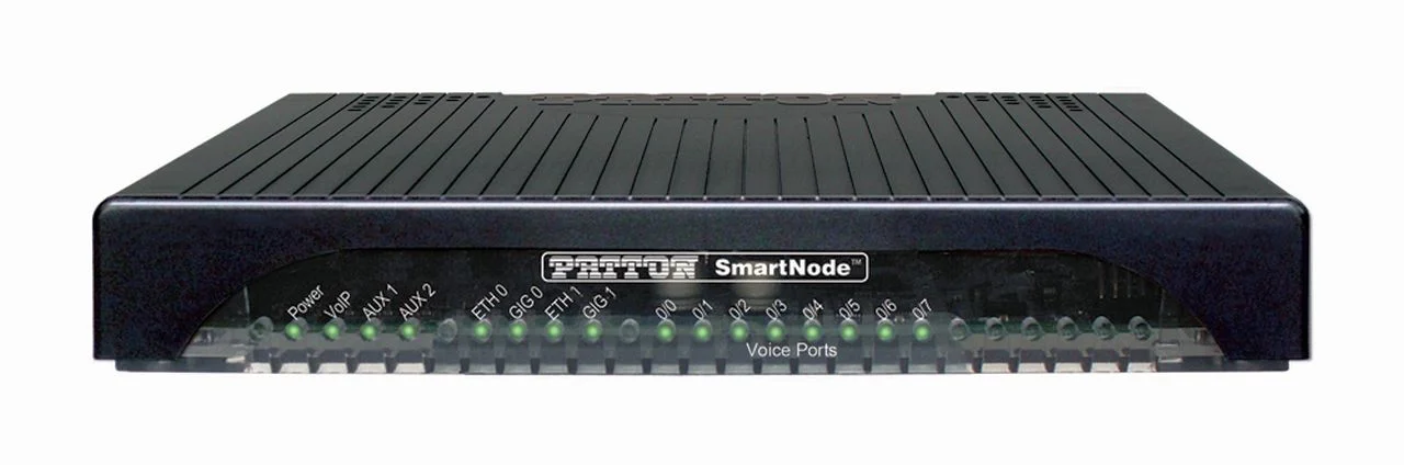 Patton SmartNode 4141 VoIP Gateway, 2FXS, 2 VoIP calls 2x Gig Ethernet