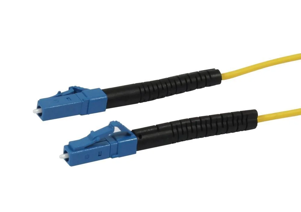 LWL-1-Faser-Patchk. 0.95mtr.LC-LC, 9/125u, OS2, G657A2, AD=2mm, flexible Knickschutztülle, Synergy21.