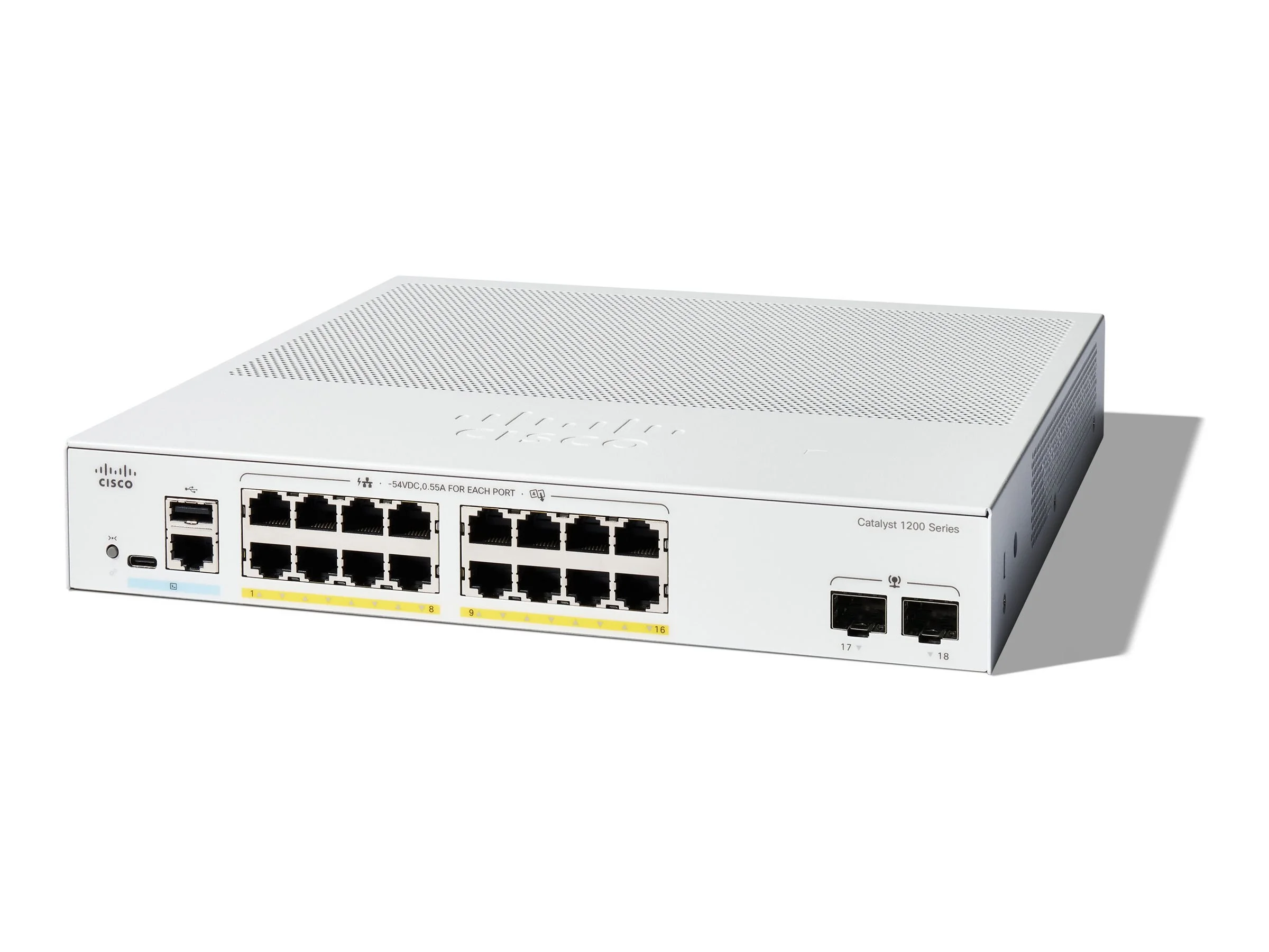CISCO Catalyst 1200 16-port GE PoE 2x1G