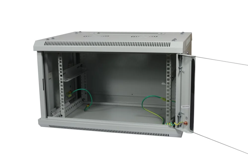 ALLNET 19" Wandgehäuse, 6HE, 1-teilig, T450mm, Lichtgrau, zerlegt(Flat Pack), SMA-Serie,