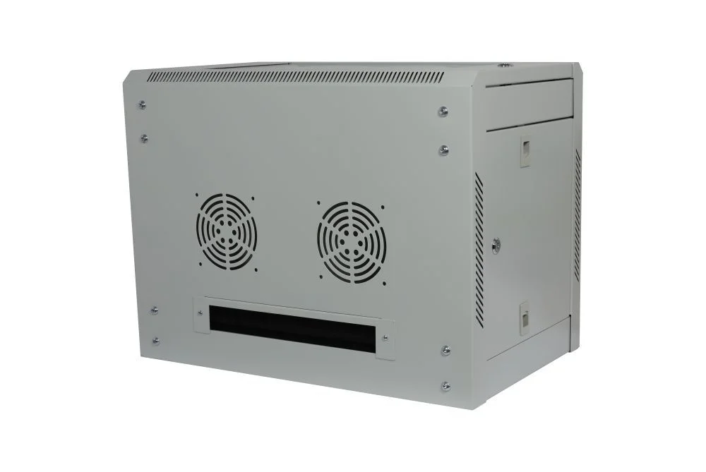 ALLNET 19" Wandgehäuse, 9HE, 1-teilig, T450mm, Lichtgrau, zerlegt(Flat Pack), SMA-Serie,