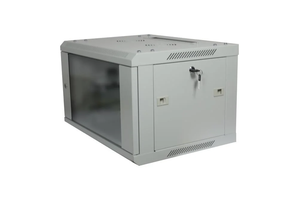 ALLNET 19" Wandgehäuse, 18HE, 1-teilig, T600mm, Lichtgrau, zerlegt(Flat Pack), SMA-Serie,