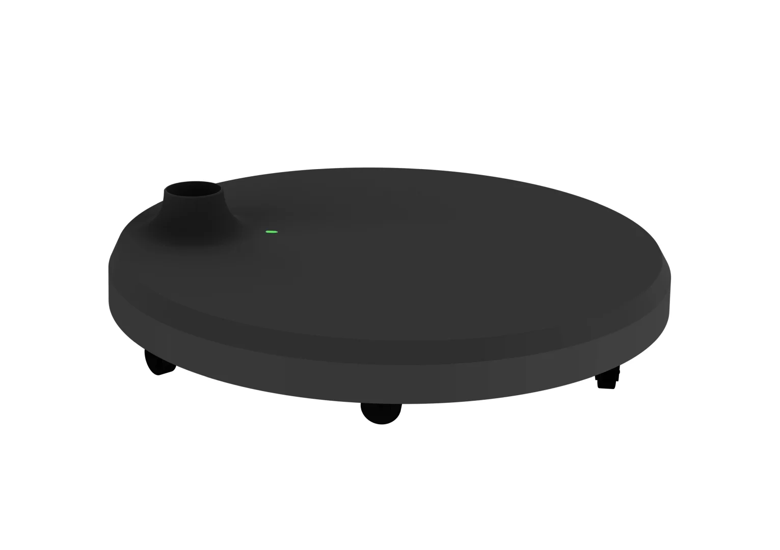 ALLNET High Performance Display 32 Zoll mit Standfuß, Halterung und Bodenplatte mit AKKU und Ladefunktion Farbe schwarz