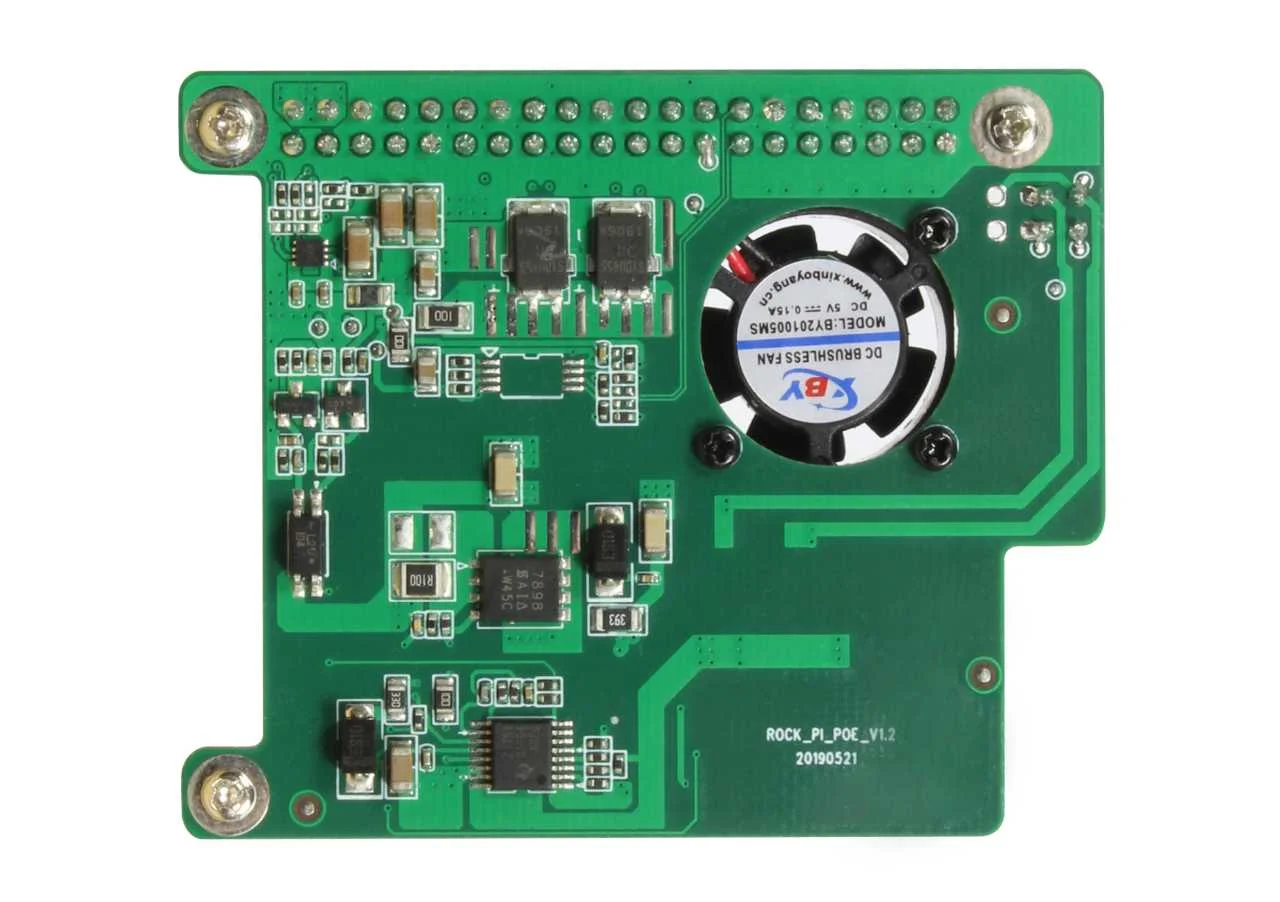 Rock 3A zbh. PoE Hat / Shield 802.3AT